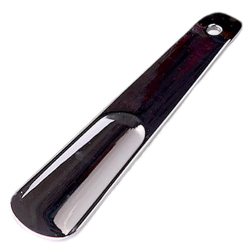 Edelstahl-Schuhlöffel, tragbarer Schuhlöffel, Edelstahl-Schuhlöffel, Schuhlöffel für Senioren, Metall-Schuhlöffel für Kinder, Schwarz, Refer to description von Generic