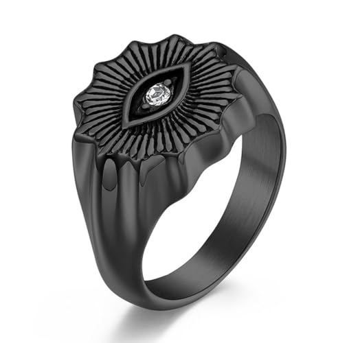 Edelstahlring im Vintage-Stil mit Diamanten besetzt, skandinavischer Herrenring mit Diamanten besetzt Edelstahlring im Vintage-Stil mit Diamanten besetzt, skandinavischer Herrenring mit Diamanten besetzt von Generic