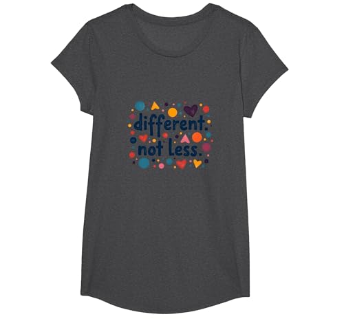 Eine andere, Nicht weniger sonderpädagogische Inklusionsbotschaft T-Shirt, Girls, Anthrazit Meliert, XS Eine andere, Nicht weniger sonderpädagogische Inklusionsbotschaft T-Shirt, Girls, Anthrazit Meliert, XS von Generic