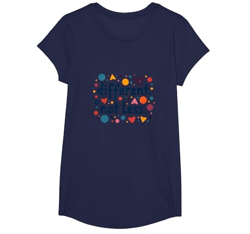 Eine andere, Nicht weniger sonderpädagogische Inklusionsbotschaft T-Shirt, Girls, Marineblau, XS Eine andere, Nicht weniger sonderpädagogische Inklusionsbotschaft T-Shirt, Girls, Marineblau, XS von Generic