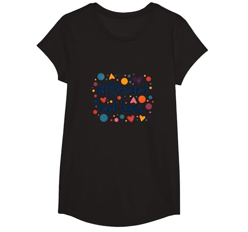 Eine andere, Nicht weniger sonderpädagogische Inklusionsbotschaft T-Shirt, Girls, Schwarz, XS Eine andere, Nicht weniger sonderpädagogische Inklusionsbotschaft T-Shirt, Girls, Schwarz, XS von Generic