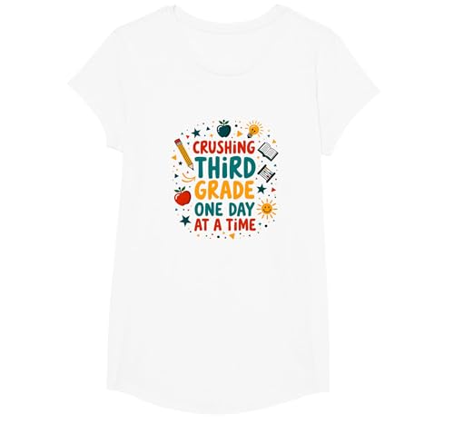 Einen Tag nach dem Anderen die dritte Klasse vernichten T-Shirt, Girls, Weiß, XS Einen Tag nach dem Anderen die dritte Klasse vernichten T-Shirt, Girls, Weiß, XS von Generic