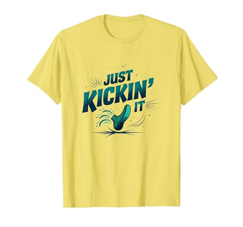 Einfach loslegen: Retro-Sneaker Splash T-Shirt, Herren, Gelb, M von Generic