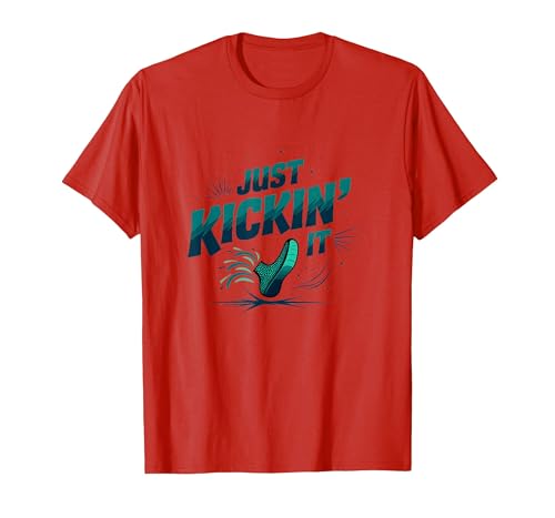 Einfach loslegen: Retro-Sneaker Splash T-Shirt, Herren, Rot, S Einfach loslegen: Retro-Sneaker Splash T-Shirt, Herren, Rot, S von Generic