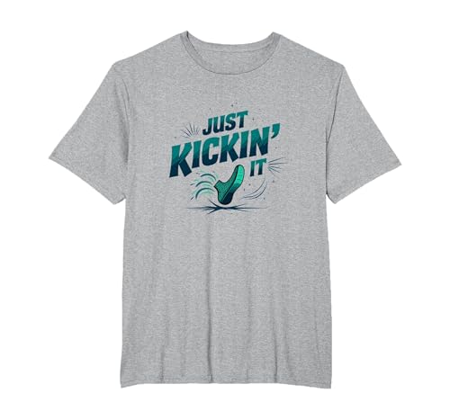 Einfach loslegen: Retro-Sneaker Splash T-Shirt, Herren Große Größen, Grau Meliert, 3X Tall Einfach loslegen: Retro-Sneaker Splash T-Shirt, Herren Große Größen, Grau Meliert, 3X Tall von Generic