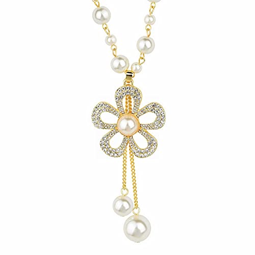 Einfache Halskette Frauen Hundert Mode Schlüsselbein Kette Anhänger Halskette Süßigkeiten Ketten Uhren (Gold, One Size) von Generic