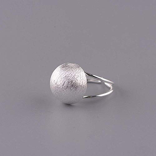 Einstellbare Ring Frauen,S925 Sterling Silber Retro Kreativ Gebürstet Runde Einfachheit Verstellbar Open Knuckle Schwanzring Finger Joint Zehenring Schmuck Für Frauen M?Dc von Generic