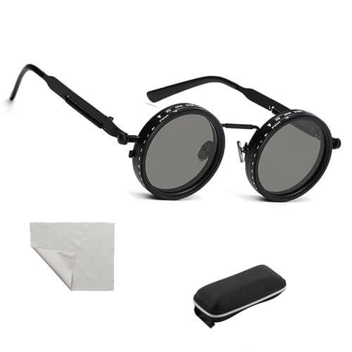 Einstellbare Tint-Sonnenbrille mit ND-Filter 1-9 Ausrüstung polarisierte runde Linsen, UV-Schutz, perfekt für Outdoor-Aktivitäten, Fahren, Fischen für alle Schwarz Einstellbare Tint-Sonnenbrille mit ND-Filter 1-9 Ausrüstung polarisierte runde Linsen, UV-Schutz, perfekt für Outdoor-Aktivitäten, Fahren, Fischen für alle Schwarz von Generic