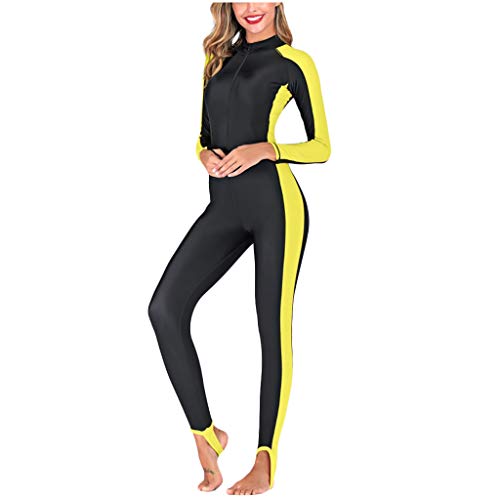 Einteiliger Badeanzug für Damen Langarm Rash Guard Damen Neoprenanzug Ganzkörper-Sonnenschutz Schwimmanzug Neoprenanzug Schwimmanzug Bescheidene Bademode Frauen Periode Bademode für Frauen Bandeau Einteiliger Badeanzug für Damen Langarm Rash Guard Damen Neoprenanzug Ganzkörper-Sonnenschutz Schwimmanzug Neoprenanzug Schwimmanzug Bescheidene Bademode Frauen Periode Bademode für Frauen Bandeau von Generic