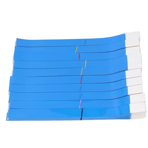 Einweg-Armbänder, Papier-Armband, Einfache Identifizierung, Wasserdicht, 1000 Stück, Verstellbar für Konzert (BLUE) von Generic