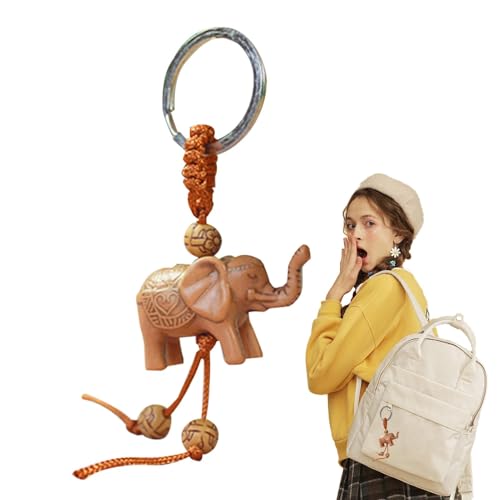 Elefant Anhänger – Mahagoni Schlüsselanhänger, Elefanten-Schlüsselring | Handgeschnitztes Dekoaccessoire, Handytalisman, Rucksackanhänger, Geschenk für Frauen, Männer, Kinder Elefant Anhänger – Mahagoni Schlüsselanhänger, Elefanten-Schlüsselring | Handgeschnitztes Dekoaccessoire, Handytalisman, Rucksackanhänger, Geschenk für Frauen, Männer, Kinder von Generic