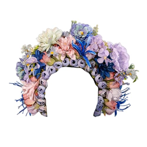 Elegante Damen-Blumen-Haarbänder, schöne Blume, Kopfschmuck, zarte Blumen-Haarspange, Ornament für von Generic