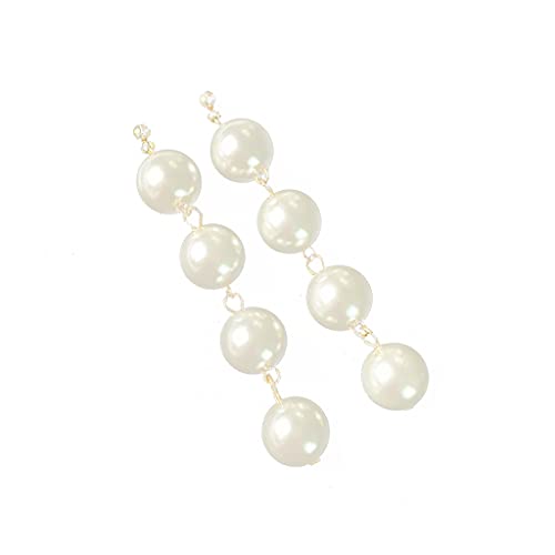 Elegante Damen-Ohrringe, Kunstperle, lang, Tropfenform, Schmuck, Hochzeit, Party, sehr praktisch von Generic