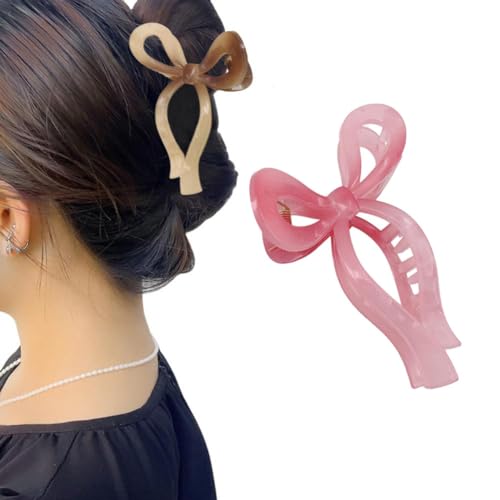 Elegante Haarspangen mit Schleife, Haarspange für Damen, trendige Haarklammern für dickes Haar, Haarstyling-Zubehör für Damen von Generic