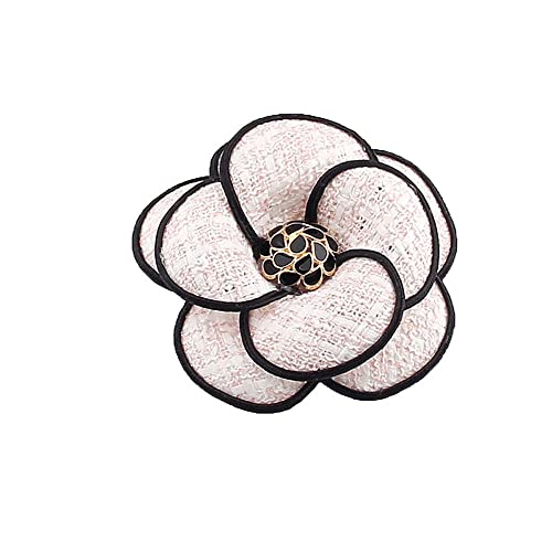 Elegante Luxus-Broschen Kamelien-Broschen Blume Abzeichen Pin Vintage Schal Pin für Mädchen Blume Party Rucksack Dekoration (rosa) von Generic