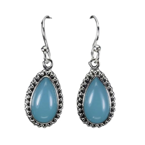 Elegante Silber Ohrhänger Chalcedon 3 von Generic