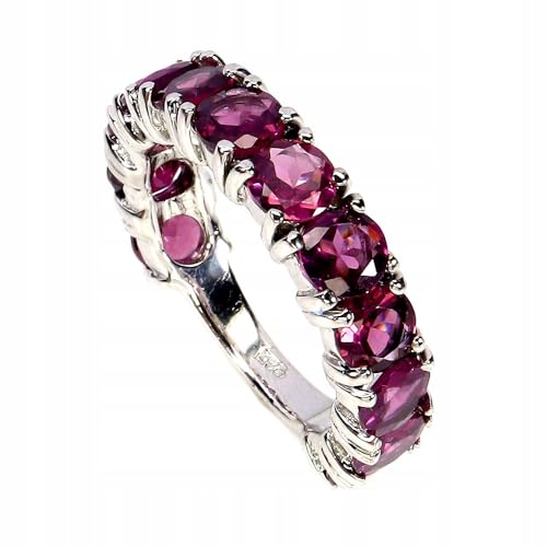 Eleganter Ring Ring r 19 Silber natur Granat Rhodolith von Generic