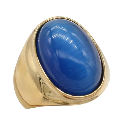 Eleganter Vintage-Ring aus Titanstahl mit Edelsteinen, modisches Design für Männer und Frauen Eleganter Vintage-Ring aus Titanstahl mit Edelsteinen, modisches Design für Männer und Frauen von Generic