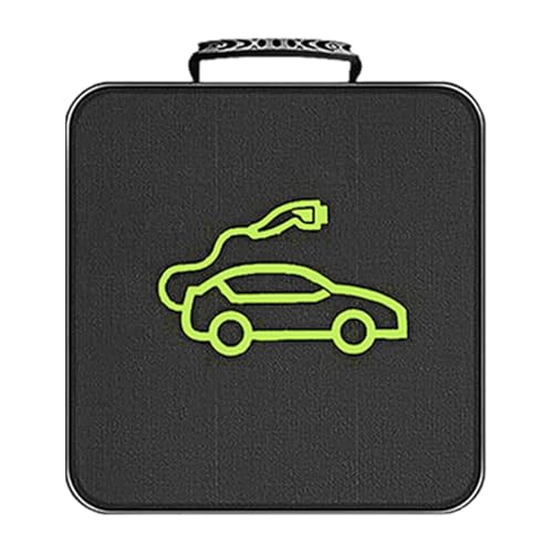 Elektrische Autoladegerätschrank - Langlebiges Oxford-Tuch Tuch EV -Kabel-Organizer Tasche, Bequeme Tragbare Speicherlösung | Bleibt Ladedrähte Ordentlich Für Garage -Stammreisen, Idealer Tragehalter von Generic