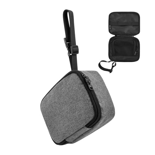 Elektronik-Ladegerät-Organizer, Reise-Datenkabeltasche, USB-Gadget-Organizer, Ladegerät, Kopfhörer-Aufbewahrungsbox, tragbare Reise-Kabeltasche, stoßfeste Tech-Taschen für Damen und Herren, Grau von Generic