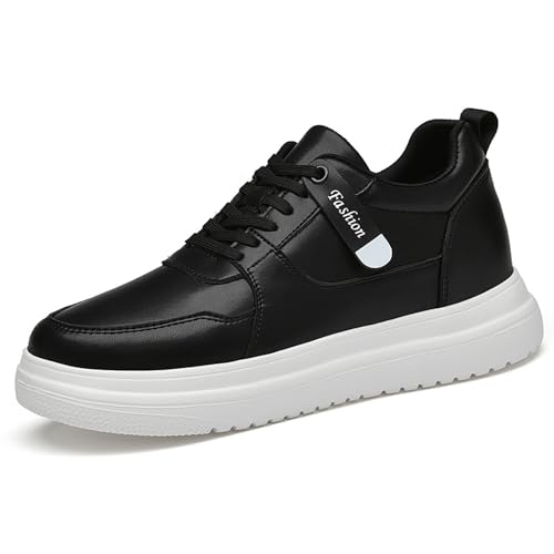 Elevate Schuhe Herren Sport - Neu 2025 Sneaker Herren Unsichtbare Heben 6 cm Sportschuhe Ultraleicht Luftig Hallenschuhe Bequeme Weicher Laufschuhe Outdoor Plateau Wanderschuhe Freizeit Shoes for Men von Generic