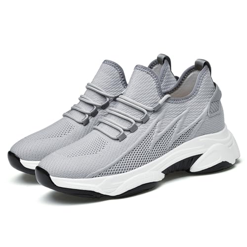 Elevate Shoes Herren 6-10 cm, Aufzug Schuhe Unsichtbare Höhe Heben Höhere Schuhe Casual Mesh Laufschuhe Sommerschuhe Breathable Sportschuhe Turnschuhe Fitnessschuhe Walking Sneakers für Männer Elevate Shoes Herren 6-10 cm, Aufzug Schuhe Unsichtbare Höhe Heben Höhere Schuhe Casual Mesh Laufschuhe Sommerschuhe Breathable Sportschuhe Turnschuhe Fitnessschuhe Walking Sneakers für Männer von Generic