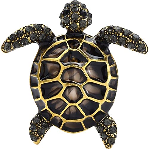 Emaille Schildkröte Broschen Für Frauen Männer Schöne 3-farbe Tier Party Casual Brosche Pin Geschenke von Generic