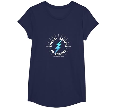Energierückgabe an den Sender: Haben Sie den Tag, den Sie verdienen T-Shirt, Girls, Marineblau, XS Energierückgabe an den Sender: Haben Sie den Tag, den Sie verdienen T-Shirt, Girls, Marineblau, XS von Generic