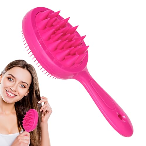 Entwirrbürste Für Erwachsene | Kopfhaut-Massagebürste Mit Ergonomischem Griff | Tragbarer Multifunktions-Massagekamm Für Frauen Mädchen Sportler Teens & Männer von Generic