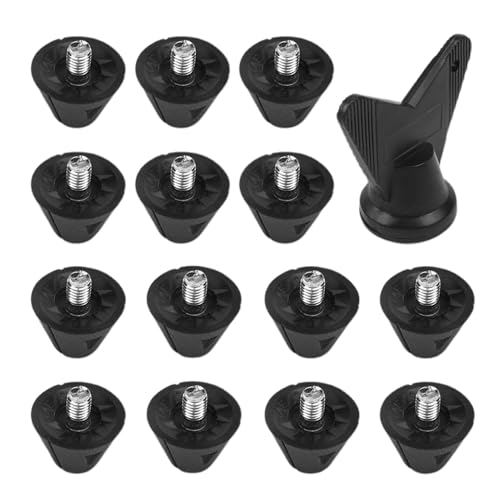 Ersatzstollen für Fußballschuhe, Stollen für Fußballschuhe mit Schlüssel | Ersatznieten für Fußballstollen 14X - Erhöht das Gleichgewicht der Stabilität für Turnschuhe Ersatzstollen für Fußballschuhe, Stollen für Fußballschuhe mit Schlüssel | Ersatznieten für Fußballstollen 14X - Erhöht das Gleichgewicht der Stabilität für Turnschuhe von Generic