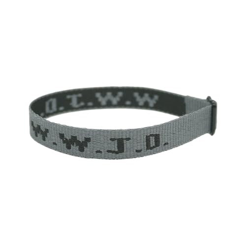 Erstaunlicher Gurt Print Wrist Strap Bracelet Webbing Unisex Bracelet Adjustable Bracelet Armbandschnur (Coffee, One Size) von Generic