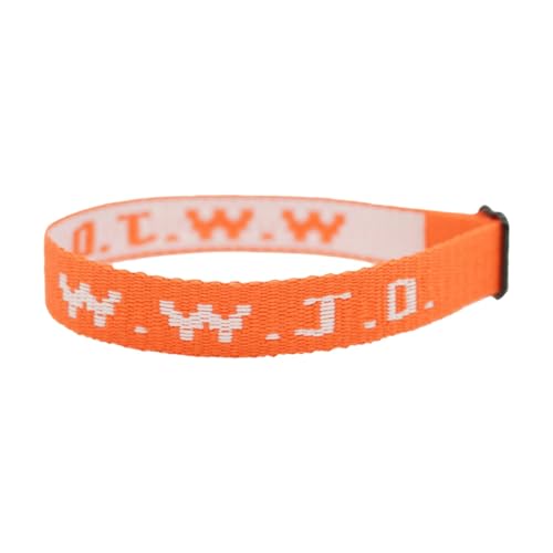 Erstaunlicher Gurt Print Wrist Strap Bracelet Webbing Unisex Bracelet Adjustable Bracelet Armbandschnur (D, One Size) von Generic