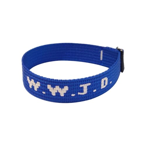 Erstaunlicher Gurt Print Wrist Strap Bracelet Webbing Unisex Bracelet Adjustable Bracelet Armbandschnur (F, One Size) von Generic