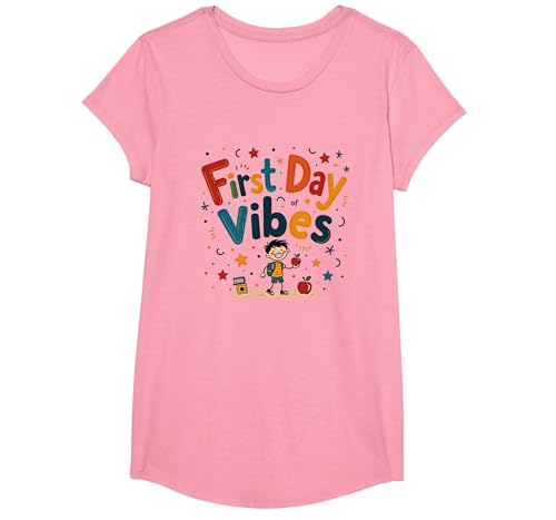 Erste Stimmung am ersten Tag im Kindergarten — Aufregung für Jungen T-Shirt, Girls, Rosa, XS Erste Stimmung am ersten Tag im Kindergarten — Aufregung für Jungen T-Shirt, Girls, Rosa, XS von Generic