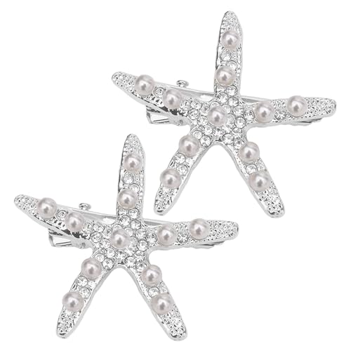 Estrell Haarspange für Mädchen, -Haarnadel, 2 x Hochzeits-Haarnadeln mit Strasssteinen von Generic