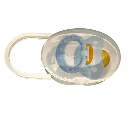 Etui für Schnuller, transparenter Schnullerbehälter, multifunktionales Etui für Schnuller, staubdicht, für Reisen und Einkaufen, Beige, Consulte la descripción, Siehe Beschreibung von Generic