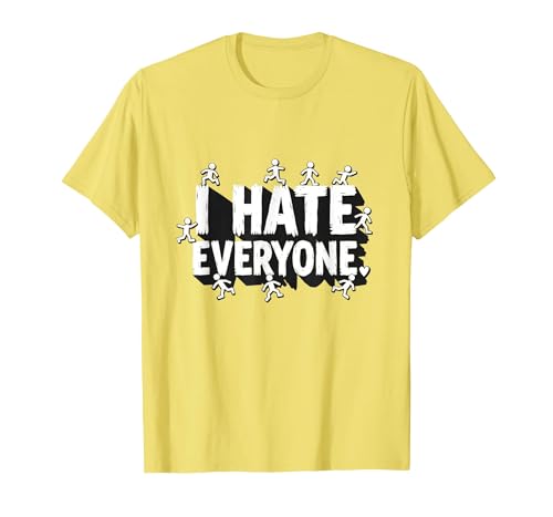 Ew People Ich Hasse jeden Sarkastischer introvertierter Humor T-Shirt, Herren, Gelb, M Ew People Ich Hasse jeden Sarkastischer introvertierter Humor T-Shirt, Herren, Gelb, M von Generic