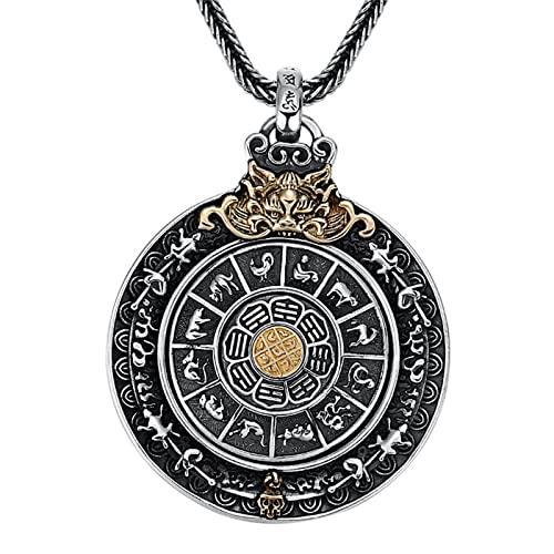 Exquisiter Schmuck, Herren-Halskette Nine Palace Gossip Gothic Gossip S925 Sterling Silber von Generic
