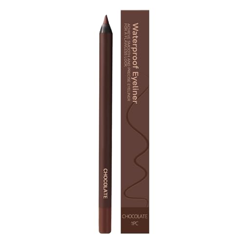 Eye Pencil – 2 en 1 Waterproof Smudgeproof Eyeliner | Long-Lasting Makeup Tool with Smooth Application, Use for Lining Eyes and Defining Brows, Travel-Friendly Beauty Accessory for Women, Girls von Generic