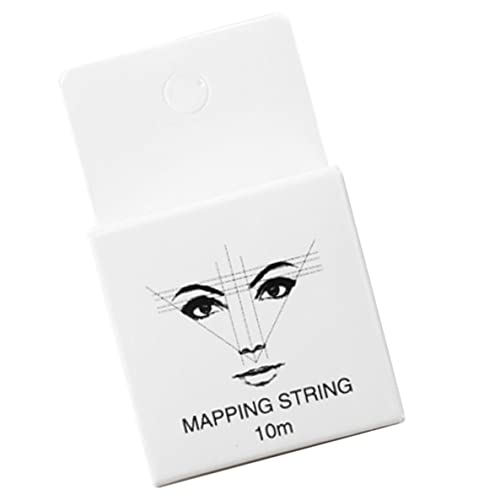 Eyebrow Mapping String Tattoo Eye Brows Point Faden Box -Markierungs -Werkzeug 10 m White Beauty Tools von Generic