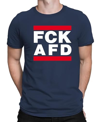 FCK GRN AFD - Anti-Grün oder AFD Demo-Shirt Widerstand Fuck Grüne AFD Tshirt Politik Anti Klimaaktivist - Protest, Umweltschutz Herren Männer T-Shirt von Generic