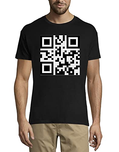 FCK Off QR Dictionary Code Herren T-Shirt aus Baumwolle mit Rundhalsausschnitt Schwarz XX-Large von Generic