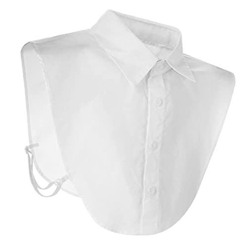 Fälschung Kragen,Falscher Kragen Blusenkragen Frauen Abnehmbare Gefälschter Kragen Weißer Gefälschter Blusenkragen Einsatz für Damen Mädchen von Generic