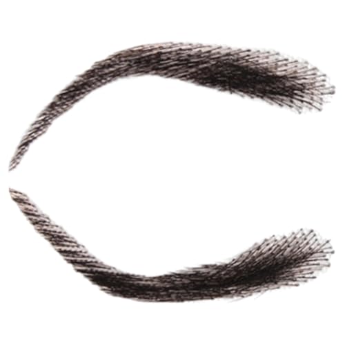 Falsche Augenbrauen - 1 Paar Gefälschte Spitzen -Augenbrauen | Wiederverwendbare Echte Haarbrauen | Atmungsaktive Handgefertigte Für Männer Männer von Generic