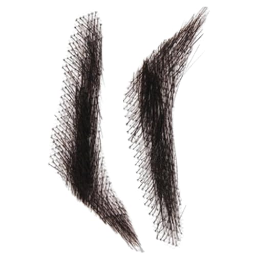 Falsche Augenbrauen - 1 Paar Gefälschte Spitzen -Augenbrauen | Wiederverwendbare Echte Haarbrauen | Atmungsaktive Handgefertigte Für Männer Männer von Generic