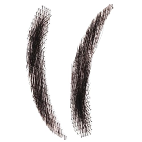 Falsche Augenbrauen Haar - Natürliches Haar Flicken, Flexible Augenbrauen Set | Spitze Back Extension Makeup Urlaub Ästhetisches Stück Nützliches Detail von Generic