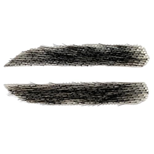 Falsche Wimpern, menschliches Haar - falsche Wimpern für Frauen | 1 Paar künstliche Spitze Augenbrauen - Wiederverwendbare Augenbrauen aus falscher Spitze - Atmungsaktiv für Urlaub Make-up - tras von Generic