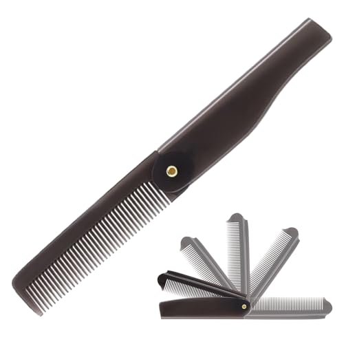 Faltbare Kamm - Glättende Haar Bürste,Entwirrende Faltbürste Für Styling Herren Damen Für Arbeitsplatz Zuhause Salon Auto Camping von Generic
