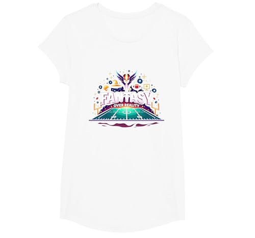 Fantasy Over Reality Fußball Herren Sportbegeisterte T-Shirt, Girls, Weiß, XS Fantasy Over Reality Fußball Herren Sportbegeisterte T-Shirt, Girls, Weiß, XS von Generic