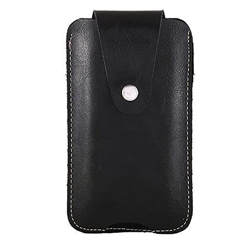 Farbe Tasche Tasche Taille Neutral Telefonkarte Solide Tasche Schloss Mode Gürtel Paket Hasp Plug Hüfttaschen Hüfttaschen Gürteltasche (Black, 16.5X1X10CM) von Generic